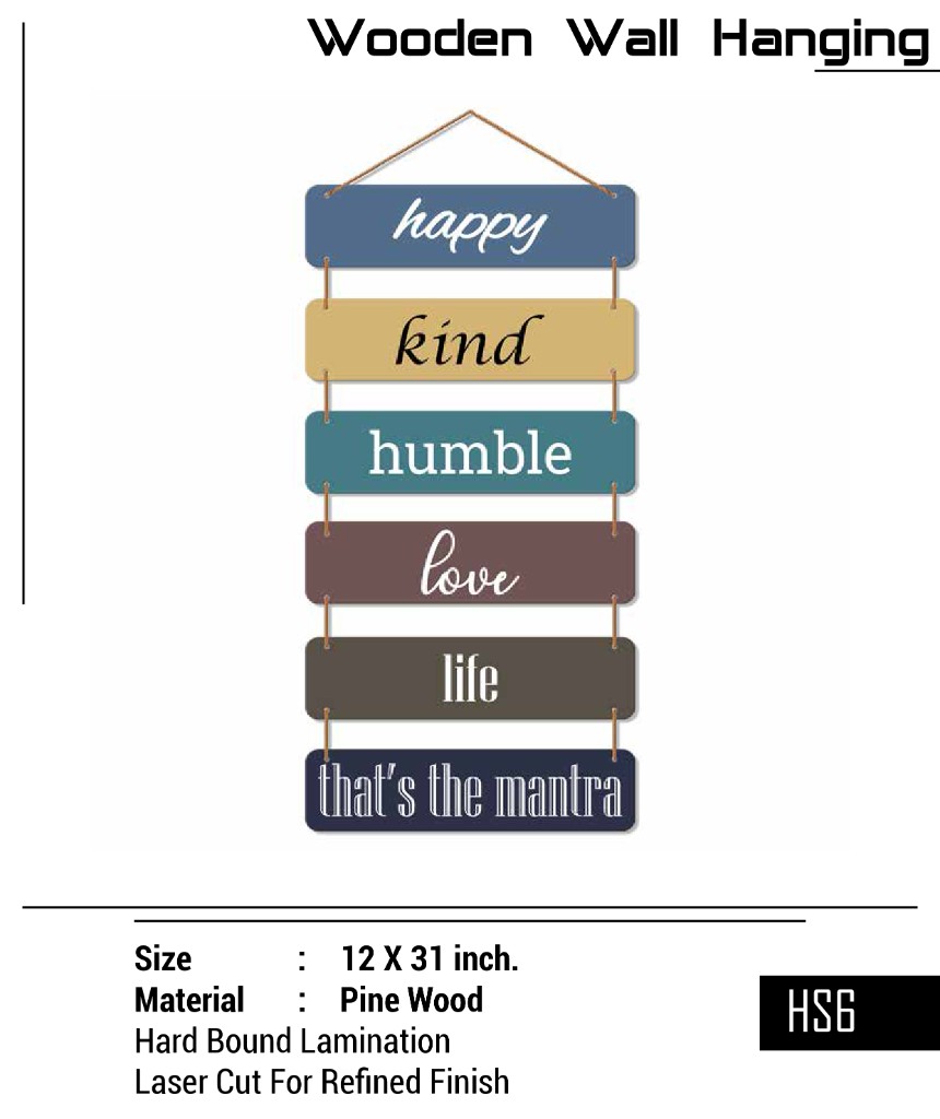 Wooden Wall Hanging WH-15