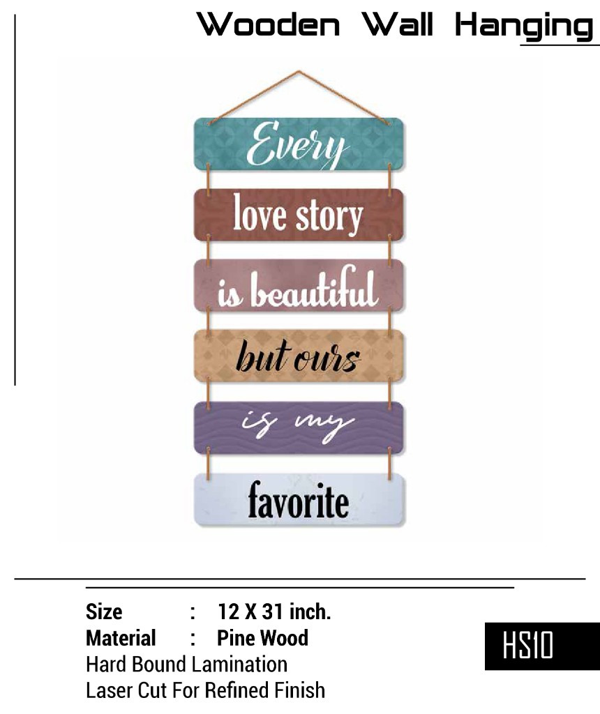 Wooden Wall Hanging WH-17