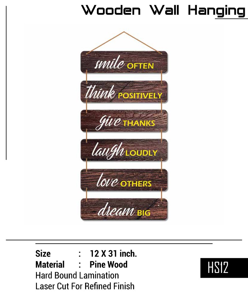 Wooden Wall Hanging WH-19